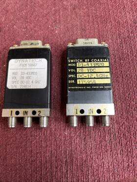 D3-433m20 Dynatech Nevada Incorporated Lot Of 2 Switches M 28vdc Dc-12.4 Ghz