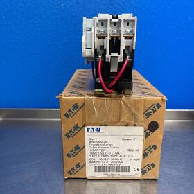 An16an0ac Eaton Starter 3 Pole Open Type Aux 1 Hp 1.5 At 200/230v &2 460/575v