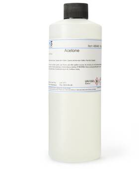 Edm 3 Llc 400460 Acetone Acs Grade 100% Chemistry Reagent 16 Oz. High Purity - Lot Of Bottles
