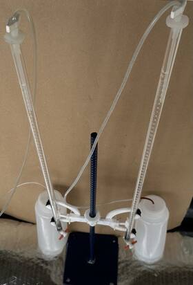 Btaut50 Eisco Automatic Polylab Acrylic 50ml Burette 2 With Reservoirs Holder And Base Btaut50 Eisco Automatic Polylab Acrylic 50ml Burette 2 With Reservoirs Holder And Base