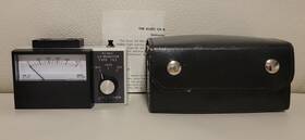 401-002 Elsec Vintage Type 762 Uv Monitor With Case Instruction Paper Excellent Cond