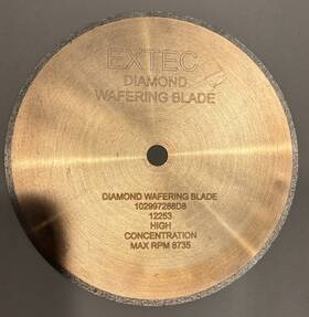 102997288d8 Extech Extec Diamond Wafering Blade 1/2 Inch Arbor 7 12253