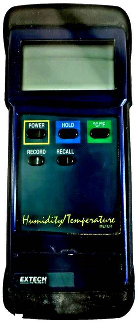 L469044 Extech Instruments Humidity/temp Meter Working No Cords Used Y