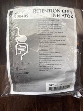 900405 Ezem Retention Cuff Inflators Ref / Cat. No. 9529 Bag Of 12 New Sealed