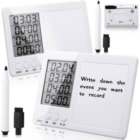 Fm-20230109-e Fabbay 2 Pcs Digital Kitchen Timer Four Event With Whiteboard F