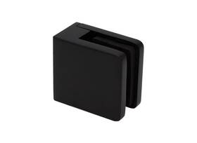 S910mb Fhc Sq Series Glass Clamp With Flat Base For 3/8 Inch And 7/16 - Matt