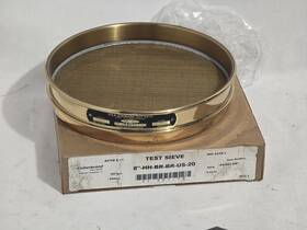 8-hh-ss-ss-us-30 Fisher New 8 Inch -fh-br-br-us-20 Test Sieve 850um 0.0331 No. 30