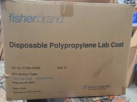 12-893-0064e Fisher Scientific Disposable Lab Coats Size Xl 50 Per Case