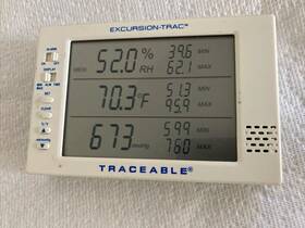 6453 Fisher Scientific Excursion-trac Datalogging Traceable Barometer To 65 C No Battery Cover