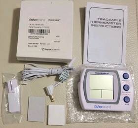Fisherbrand 06-664-269 Oem Traceable Digital Freezer/refrigerator Thermometer #06-664-269