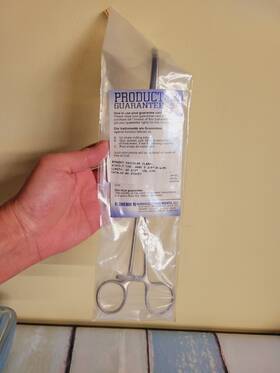 375527 Fisherman New Debakey Vascular Clamp Acutely Cvd Jaws 3 And 3/8ths Length 10.5 Inch