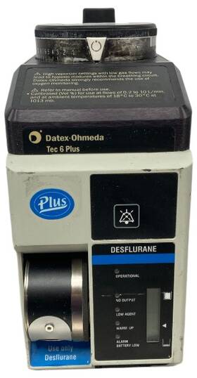 C-6-plus Ge Datex Vaporizer Desflurane