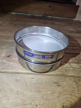 Gilson V200sf 150u Stainless Steel Round Iso Test Sieve 200mm/8in 150um/micron