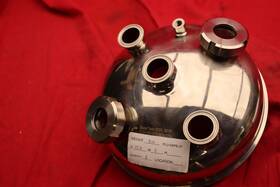 Lid-d-g1200-3150-2pv-fn4 Glacier Tanks Glaciertanks Domed Extraction Lid 12 Inch W 2 Sight Glasses