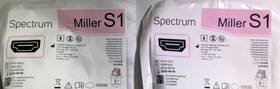 0574-0203 Glide Scope Lot Of 2 Glidescope Spectrum Miller S-1 V. Laryngoscope