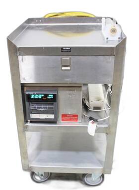 3380995 Global Industrial Cr2919 Chart Recorder On Sip Cart With Honeywell