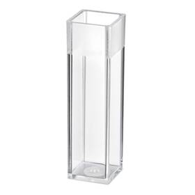 Globe Scientific 111137 Polystyrene Square 4 Clear Sides Case Of 500
