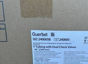 240005b Guerbet Y Tubing With Dual Check Valves Ct 90in Case Of 100