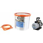 Gv5gb-mc32-350-350-1gnopm Best Value Vacs Glassvac Gallon Aluminum Vacuum Degassing Chamber Masterc