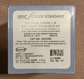 2635300 Hach Secondary Gel Standards Lr Chlorine Brand New Cat No