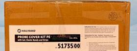51735 Halyard Probe Cover Kit Pe With Gel Elastic Bands Strips 6 Inch X 48 60/box