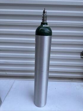 M5659 Harrison Medical/dental Oxygen Tank Cylinder Empty By