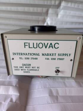 34-0387 Harvard Apparatus Fluovac Anesthesia Scavenging Unit Without Canister/power Cord 34-0387 Harvard Apparatus Fluovac Anesthesia Scavenging Unit Without Canister/power Cord