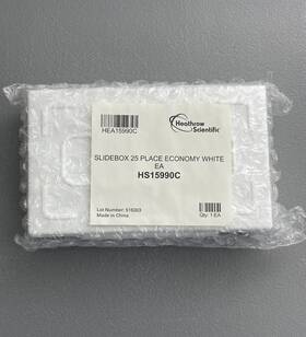 Hs15990c Heathrow Scientific Slidebox 25 Place Economy White