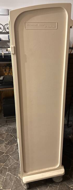 Herman Miller 176616510167 Medical Cabinet With Pullout Drawers And Wire Shelf