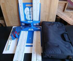 680214 Hopkins Medical Products Easy Road Rod Portable Stadiometer Height Measurement And Bag 63 Inch
