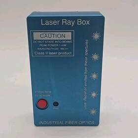 If-550 Industrial Fiber Optics Laser Ray Box By Model Blue - Untested