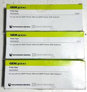 00025000500 Instrumentation Labs Gem Premier 4000/3500 Printer Paper