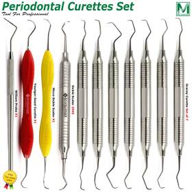 Instumax 436790739074 11pcs Dental Gracey Curette Columbia Periodontal Surgical Curettes Probe William Instumax 436790739074 11pcs Dental Gracey Curette Columbia Periodontal Surgical Curettes Probe William