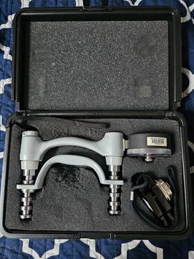 Nc70150 Jamar Hydraulic Hand Dynamometer And Pinch Gauge Pre Owned Nc70150 Jamar Hydraulic Hand Dynamometer And Pinch Gauge Pre Owned