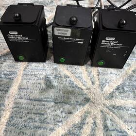 10066131 Jedmed Premier Glass Bead Mirror Warmer Lot Of 3