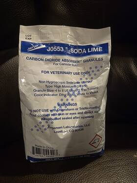 J0553 Jorvet Carbon Dioxide Absorbent Granules For Veterinary Use- 3lbs Bag
