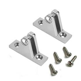 Jy-marine 613792569213 2 Pcs Boat Deck Hinge Mount Bimini Top Fitting Hardware Include 4 Scre Jy-marine 613792569213 2 Pcs Boat Deck Hinge Mount Bimini Top Fitting Hardware Include 4 Scre