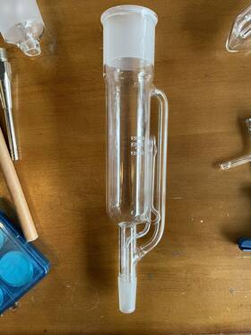 24071-50 Kimble Kimax Borosilicate Glass 55/50 24/40 Soxhlet Extractor 24071-50 Kimble Kimax Borosilicate Glass 55/50 24/40 Soxhlet Extractor