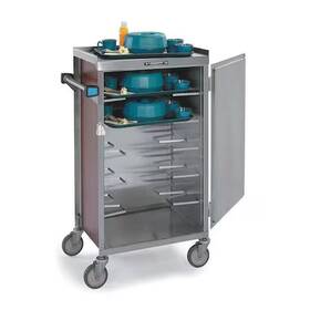Lakeside 747069011270 854 Laminate Exterior Enclosed Late Tray Delivery Cart