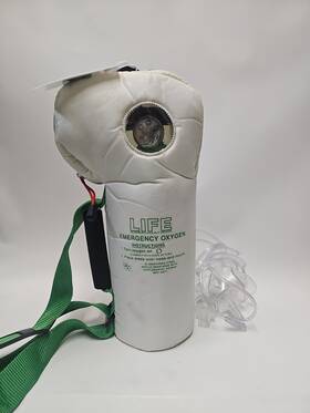 Life-2-612 Life Corp Emergency Oxygen Unit 250l 12 Lpm Portable Kit New