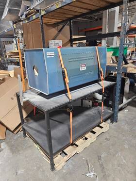 1500c Lindberg 58485 54679 Heavy Duty Tube Furnace With 3 Zone Console Controller