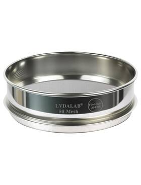 Full-s.s-20cm-60mesh Lvdalab All 304 Stainless Steel 60 Mesh Test Sieve 0.3mm Aperture 8 Inch/20cm Diam