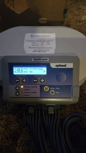 1201-ap Lympha Press Optimal Plus # 1201 Lymphatic Drainage System With Compression Pants