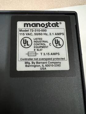 72-310-000 Manostat Simon Varistaltic Pump