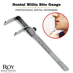 1546-dental Margalla Int Dental Willis Bite Gauge Stainless Steel Orthodontic Measurement Ce