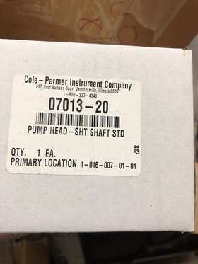 Mflx07013-20 Masterflex New L/s Pump Head 07013-20 / Cole Parmer 7013-20 24 Available