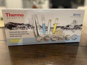 3744-br Matrix Thermo 0.5ml Screwtubes V-bottom With Caps Bc Rack Racked Sterile