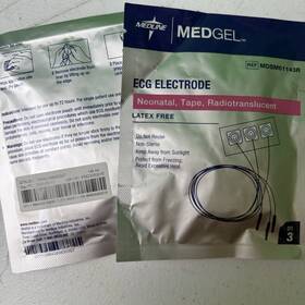 Mdsm61143r Medline 2 Pack Medgel Ecg Electrodeneonatal Tape Radiotranslucent