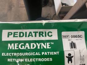 0865c Megadyne Return Electrode 6-33lbs Double Plate New 2026