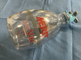 Evac1000 Merit Evacuated Drainage Bottle 1 000ml